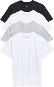 Kenneth Cole New York 4-Pack Cotton Crewneck Undershirts