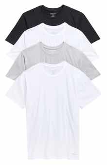 4-Pack Cotton Crewneck Undershirts