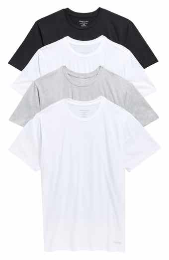 4-Pack Cotton Crewneck Undershirts
