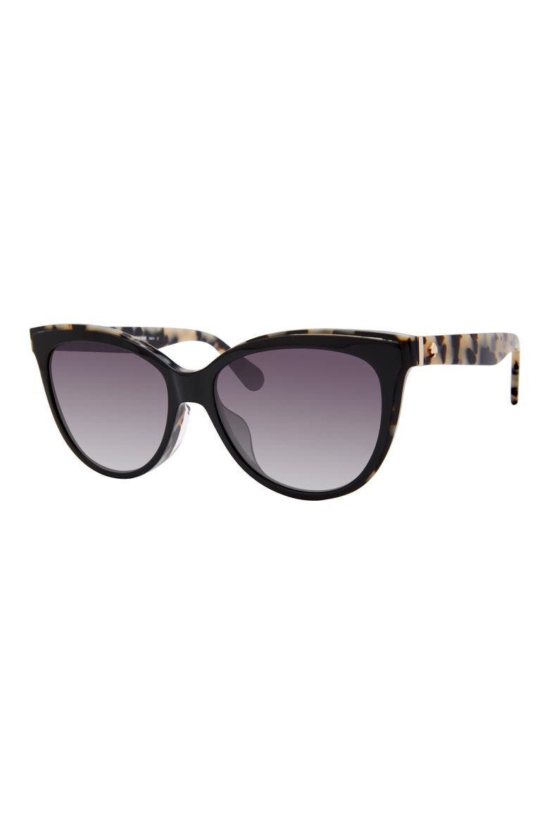 Daesha Cat Eye Sunglasses, Alternate, color, BLACK HAVANA