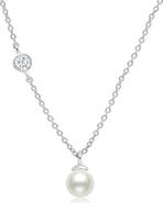 Crislu Cultured Pearl Pendant Necklace