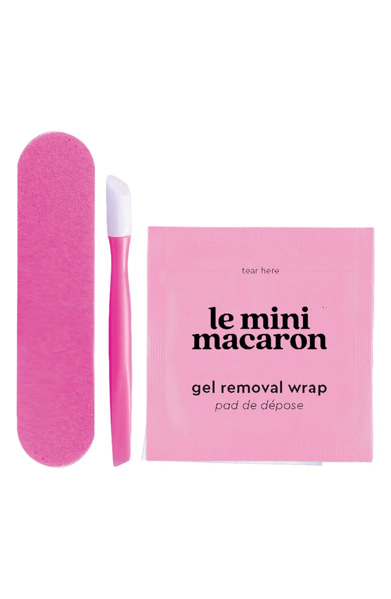 Le Mini Macaron Mini Gel Nail Polish Removal Set, Alternate, color, 