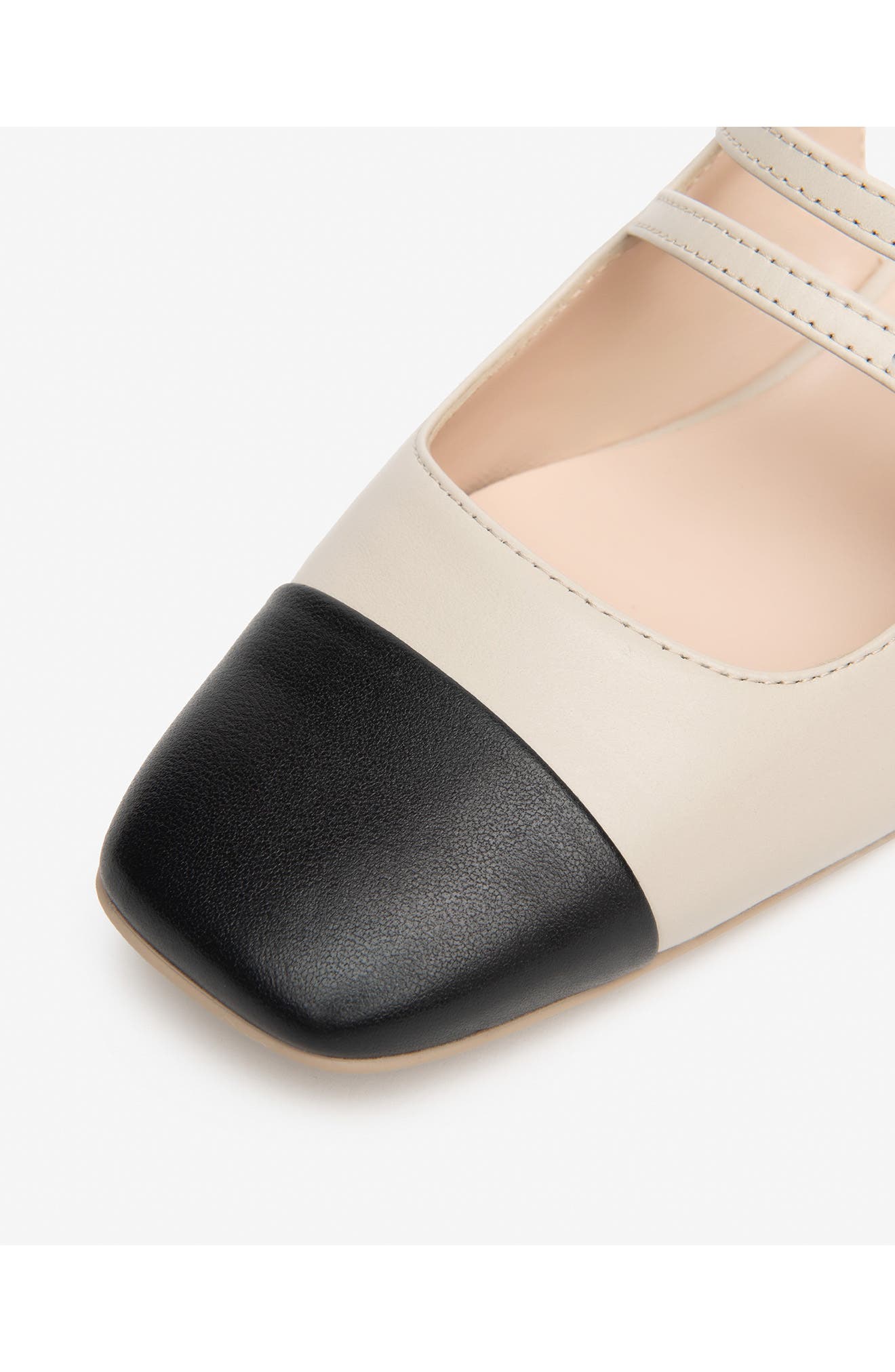 Slingback Cap Toe Pump, Alternate, color, BEIGE/ BLACK