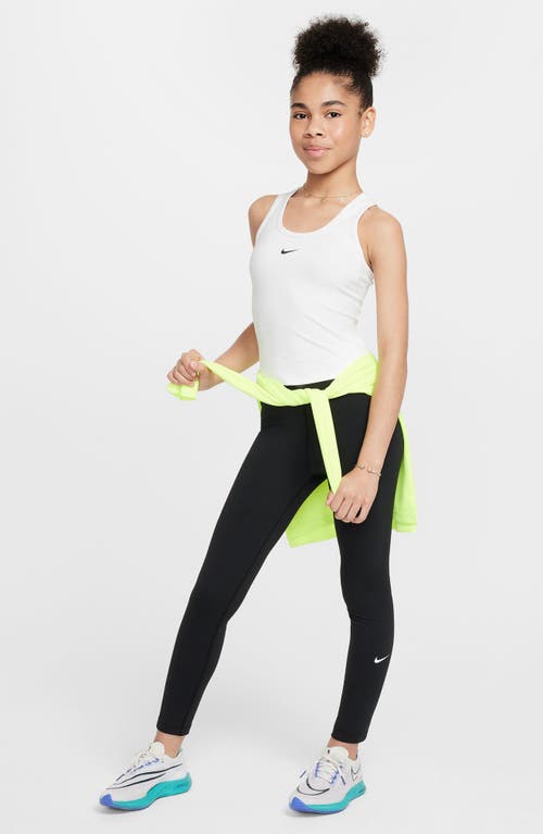 Nike One Big Kids' (girls') Dri-fit High-waisted Leggings In Black