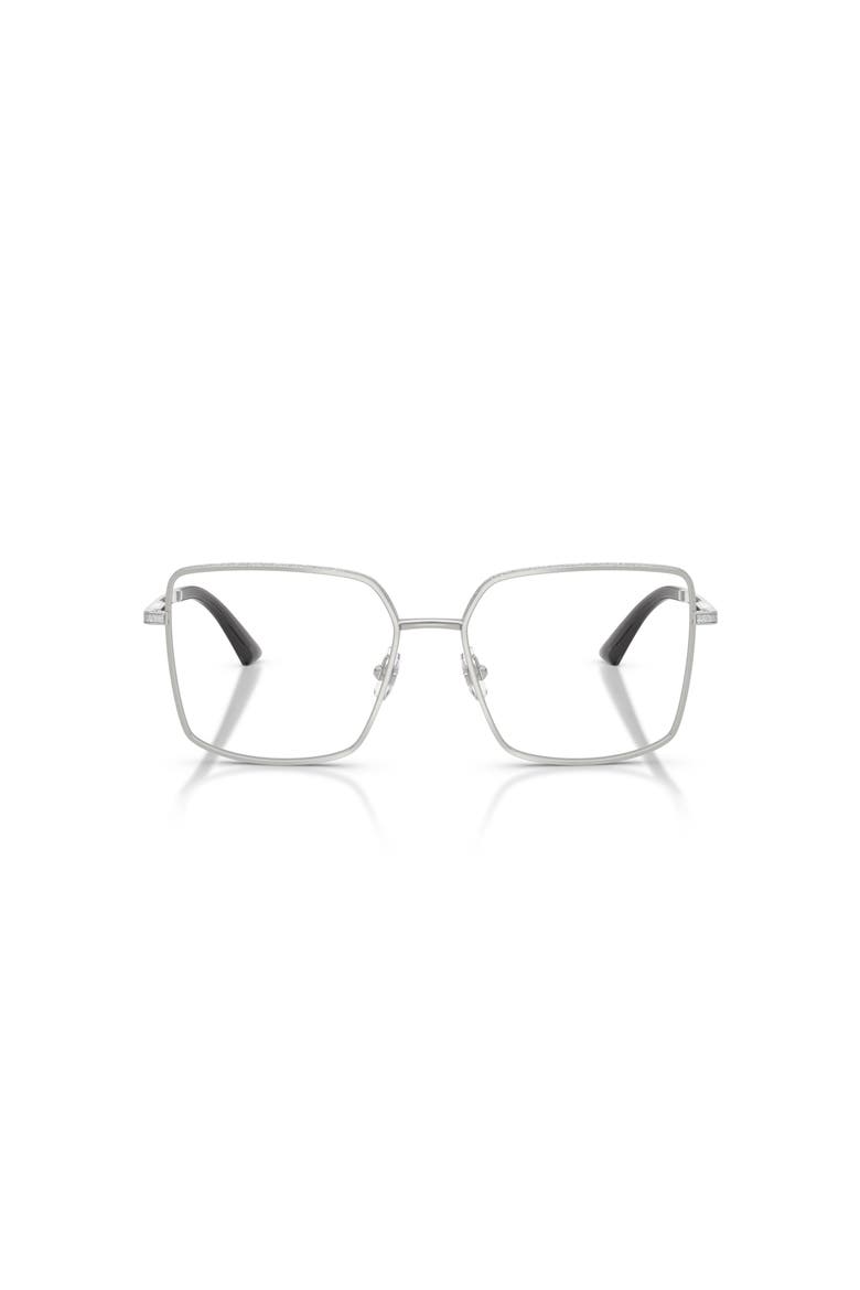 53mm Square optical glasses, Alternate, color, Silver