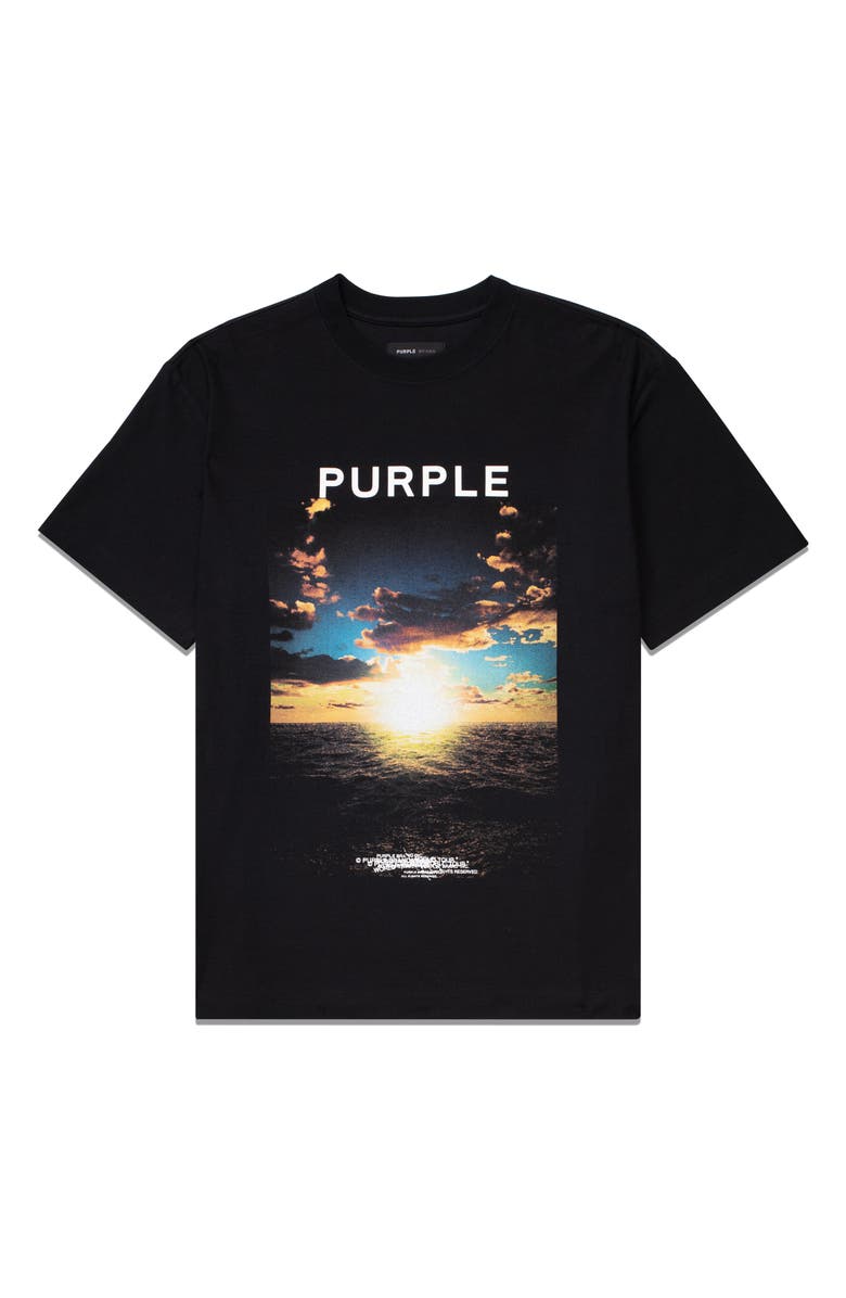PURPLE BRAND Sunset Cotton Graphic T-Shirt, Alternate, color, 