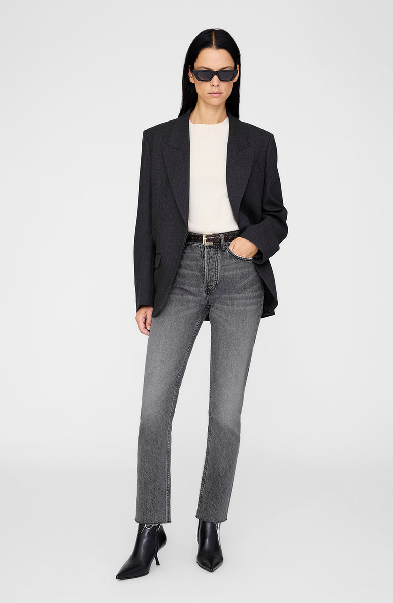 ANINE BING Nicola Belt, Alternate, color, Black