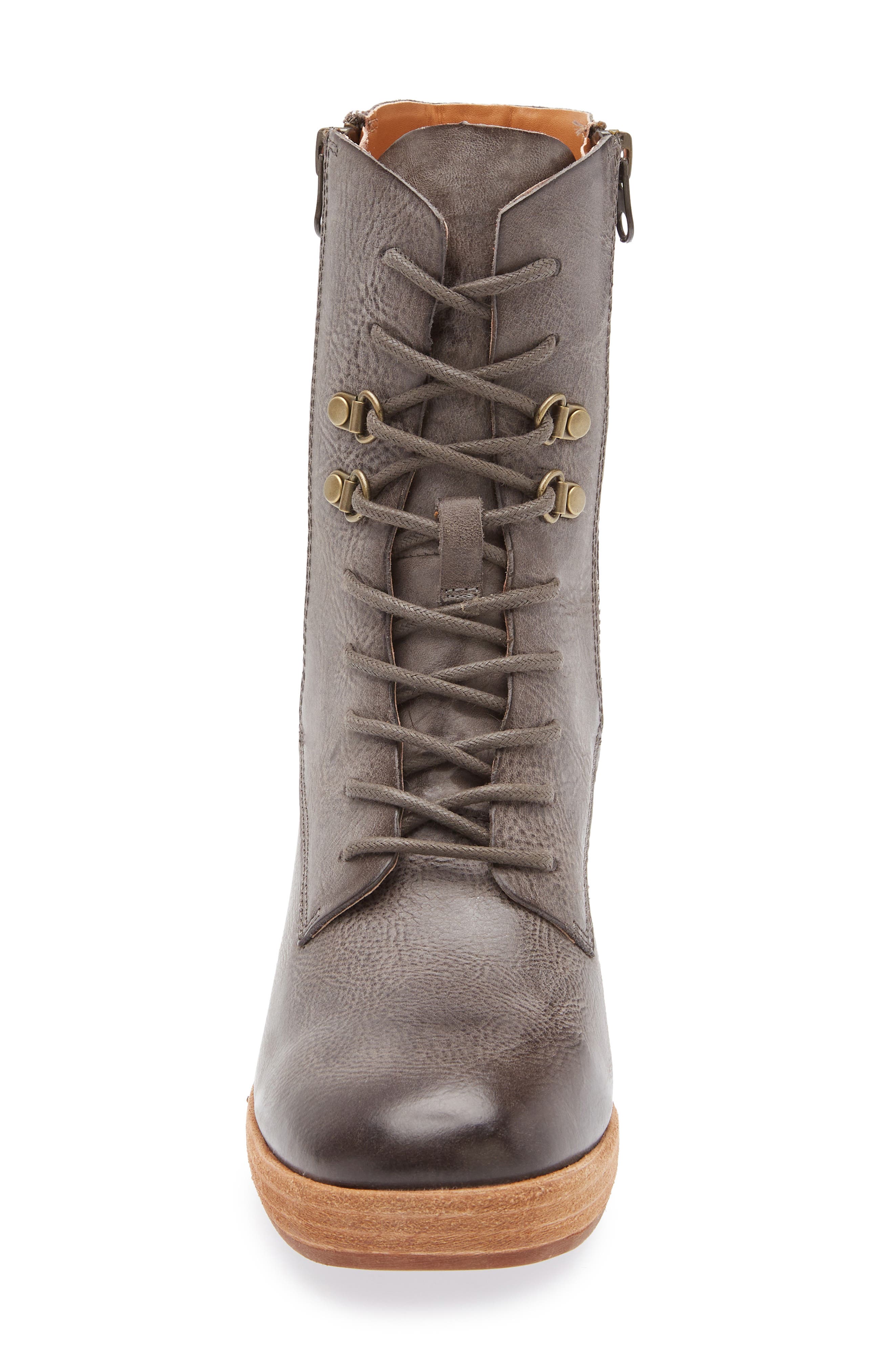 Kork-Ease<sup>®</sup> Raleigh Lace-Up Boot, Alternate, color, Dark Grey Leather