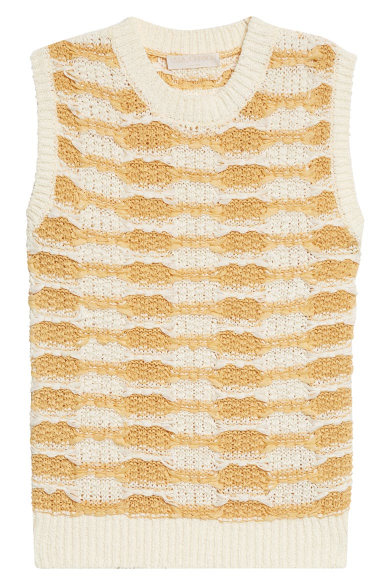 Patrizia Stripe Knit Tank, Alternate, color, BEACH