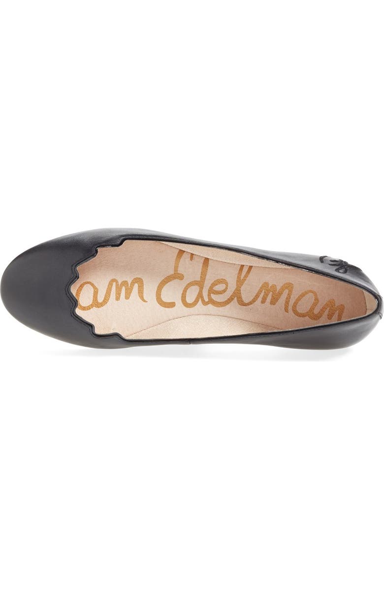 Sam Edelman 'Alaine' Scalloped Topline Flat, Alternate, color,
