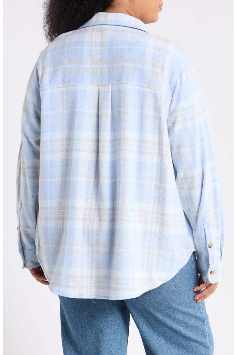 Savi Plaid Shirtjacket, Alternate, color, KENTUCKY BLUE