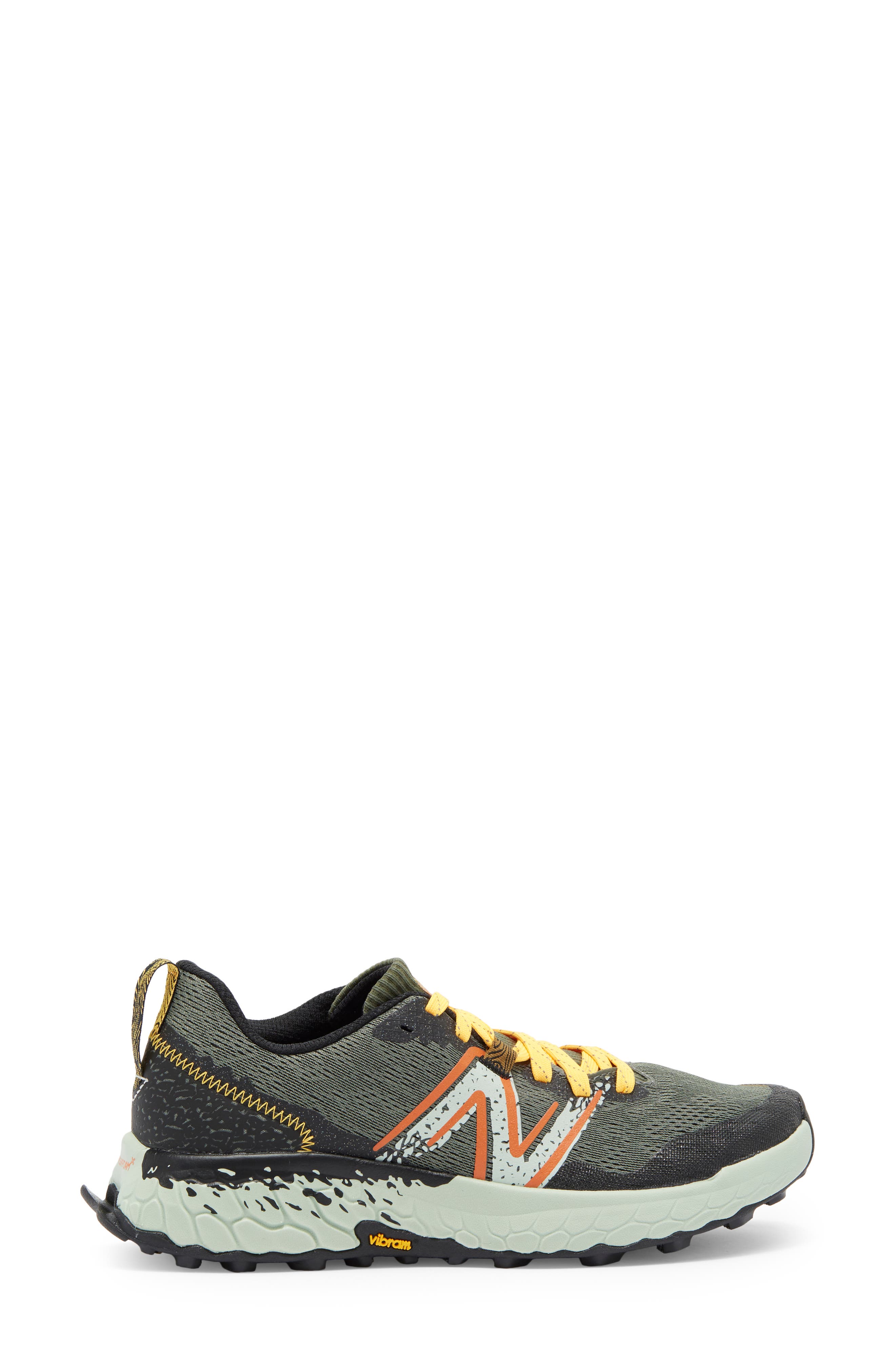 New Balance Fresh Foam X Hierro V7 Trail Running Shoe, Alternate, color, Deep Olive Green/ Black