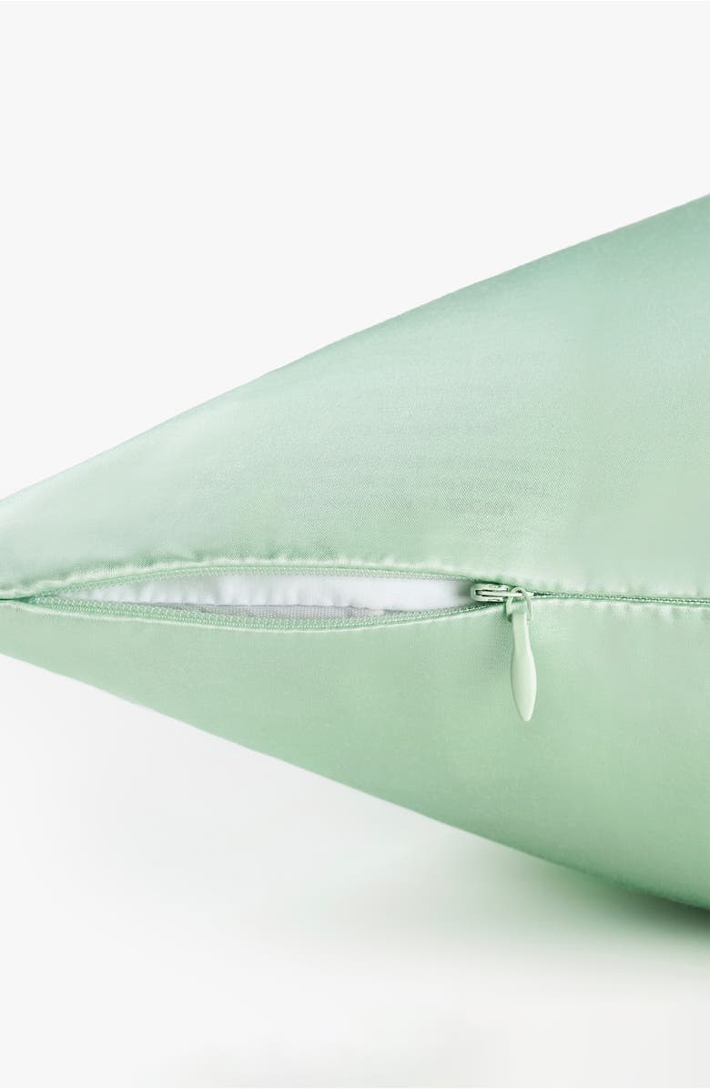 Lilysilk LILYHERB<sup>®</sup> Mint Silk Pillowcase, Alternate, color, Green