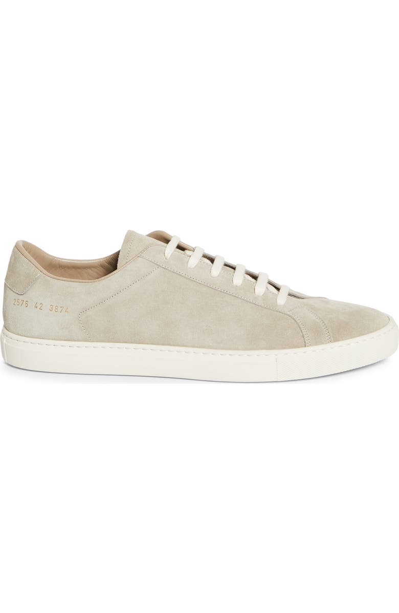 Common Projects Achilles Slim Premium Sneaker, Alternate, color, Warm Grey