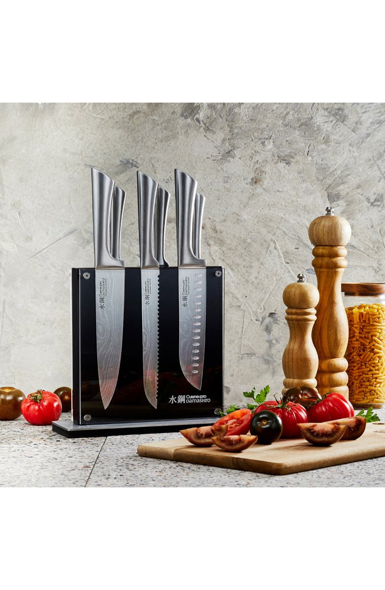 Cuisine::pro<sup>®</sup> Damashiro<sup>®</sup> Kin 7-Piece Knife Block, Alternate, color, Black
