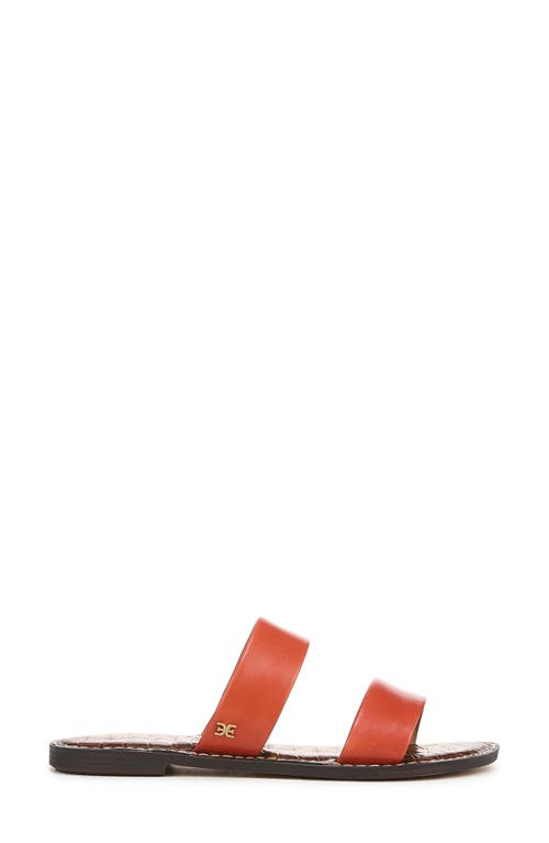 Sam Edelman Gala Slide Sandal In Orange Sunrise