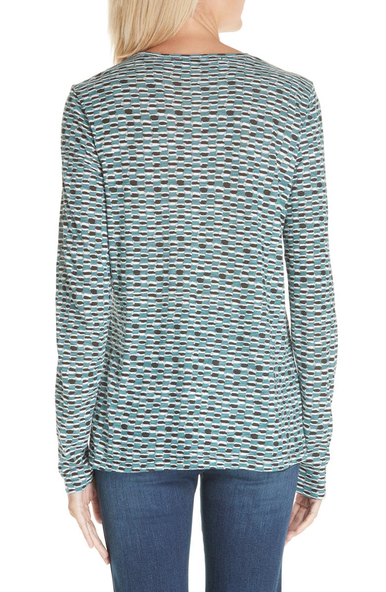 Proenza Schouler Tie Dye Print Tissue Jersey Tee, Alternate, color, 