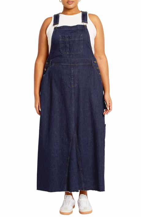 City Chic Pinafore Maxi Dress