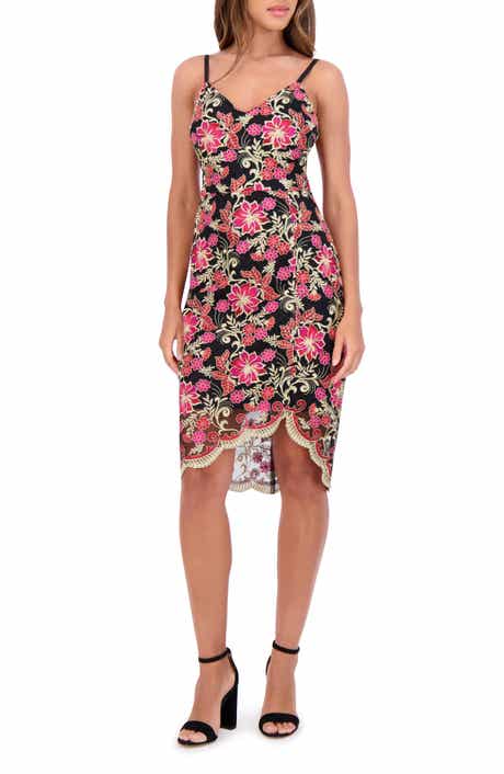 Siena Embroidered Mesh Dress