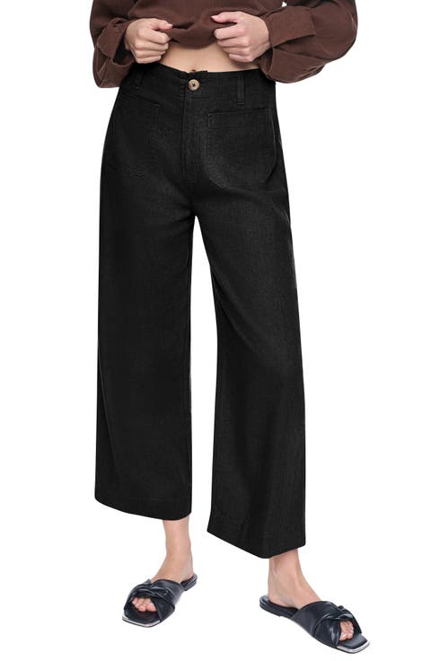 High Waist Wide Leg Pants