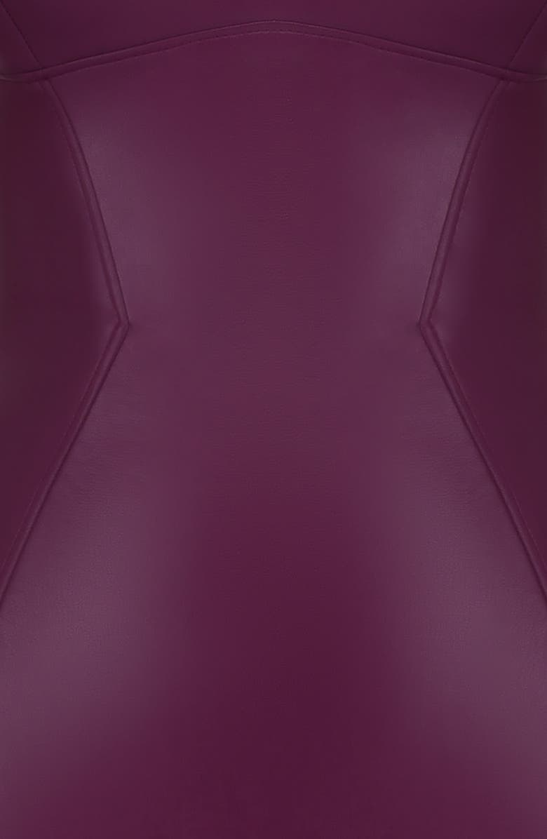 HOUSE OF CB Faux Leather Sheath Dress, Alternate, color,