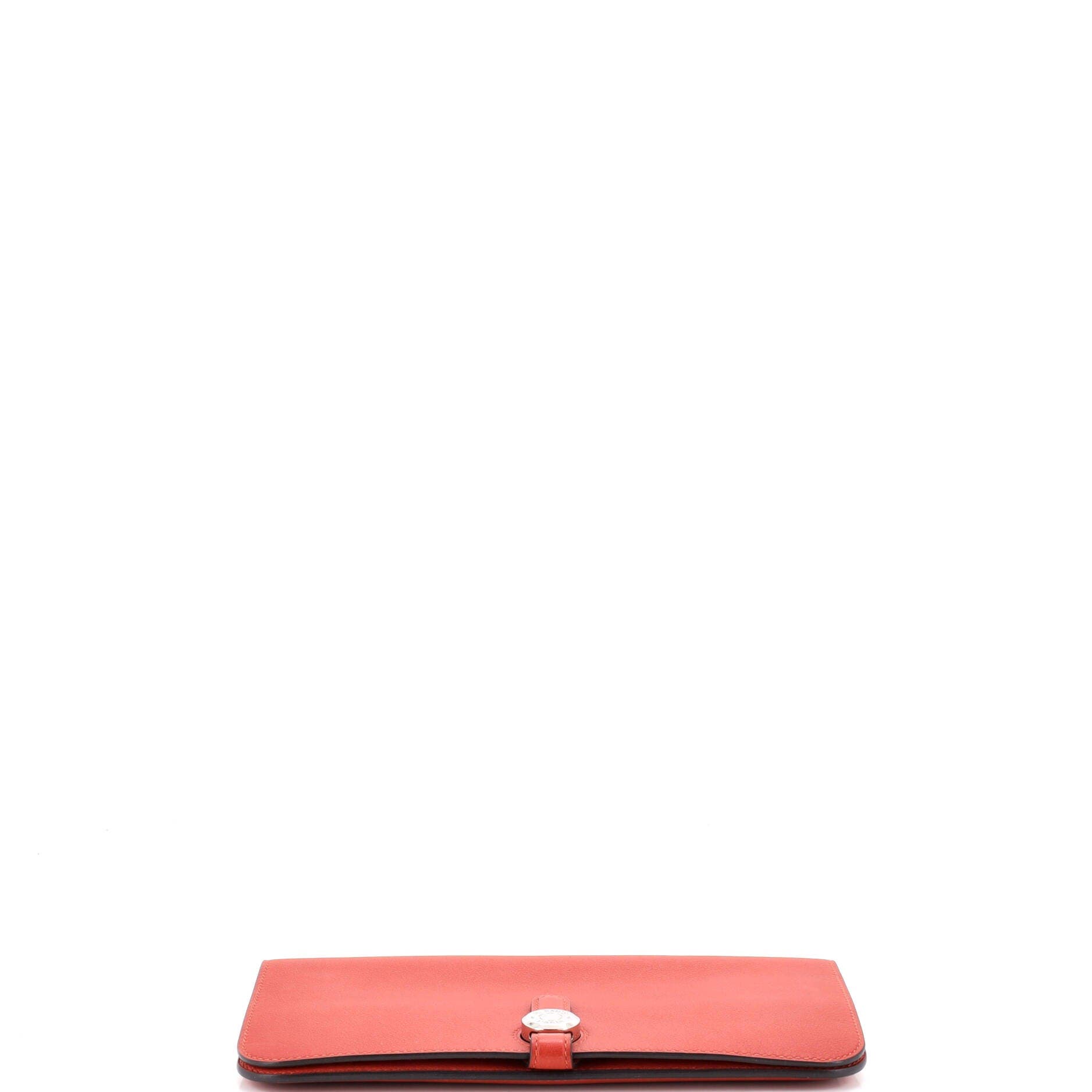 Dogon Recto Verso Wallet Leather, Alternate, color, Orange