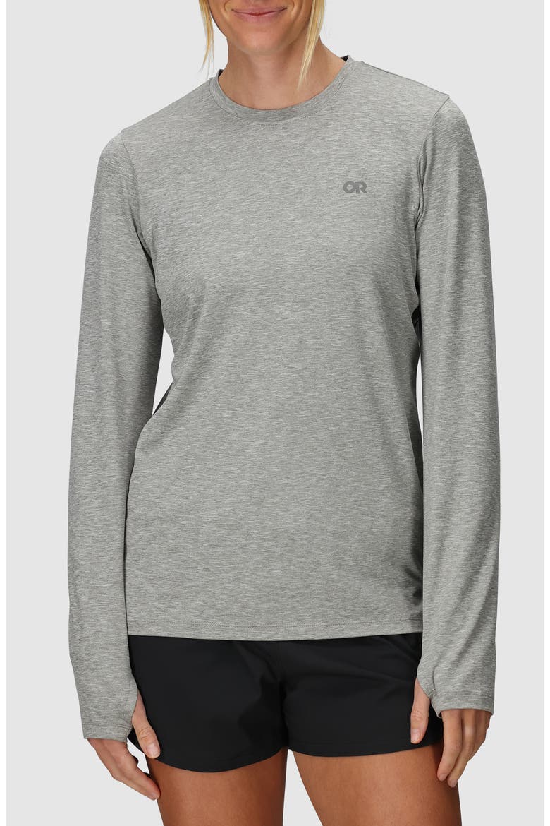 ActiveIce Spectrum Sun Long Sleeve T-Shirt, Main, color, GREY HEATHER