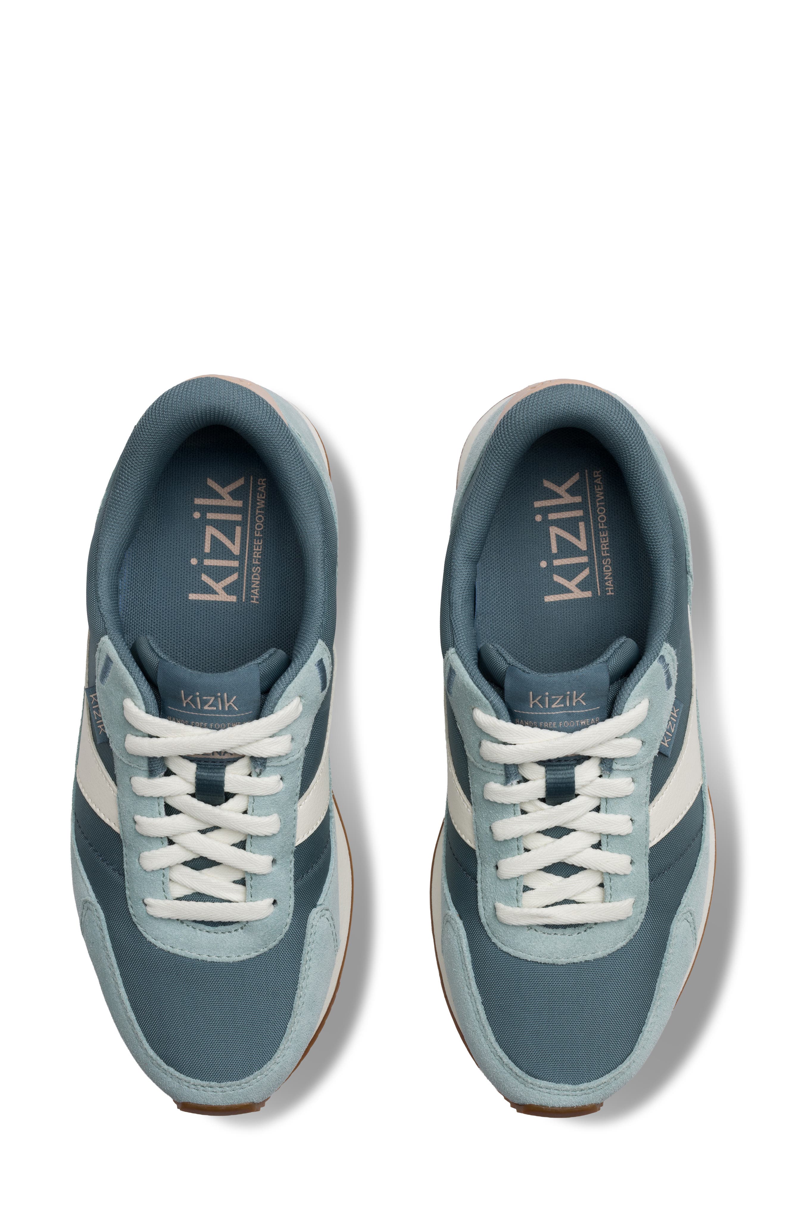 Siena Hands-Free Walking Sneaker, Alternate, color, TROOPER/SURF SPRAY