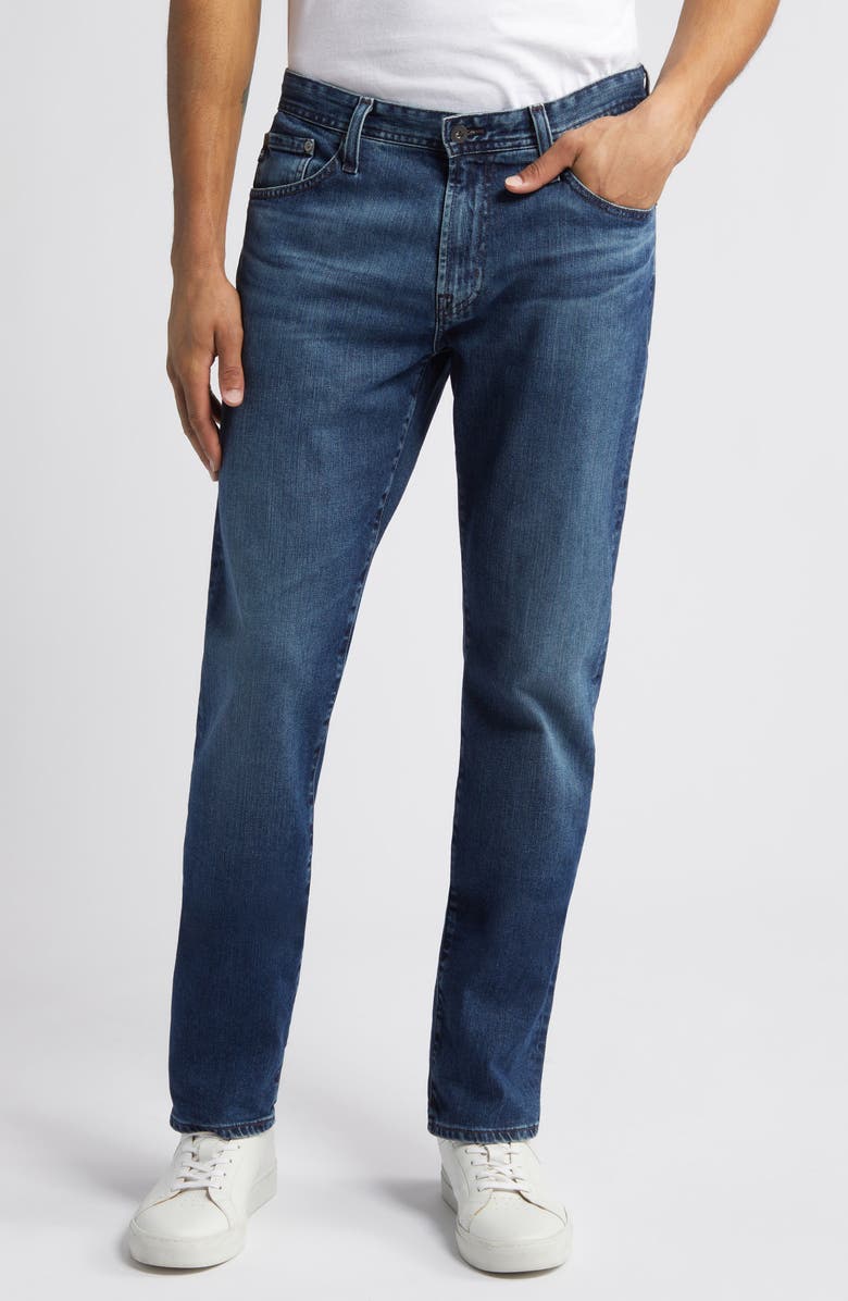 AG Everett Slim Straight Leg Jeans, Main, color, Echoplex