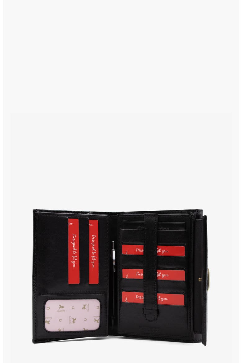Ciao Bella Wallet 205, Alternate, color, Burgundy / Beige / Black