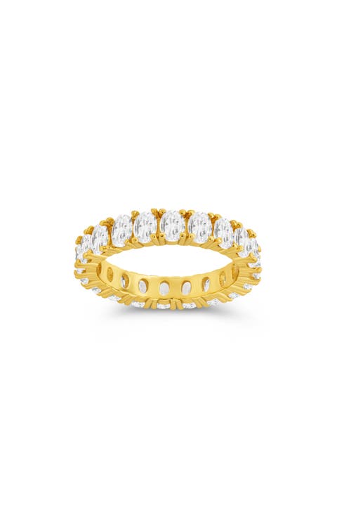 Kylie Oval Cubic Zirconia Eternity Ring