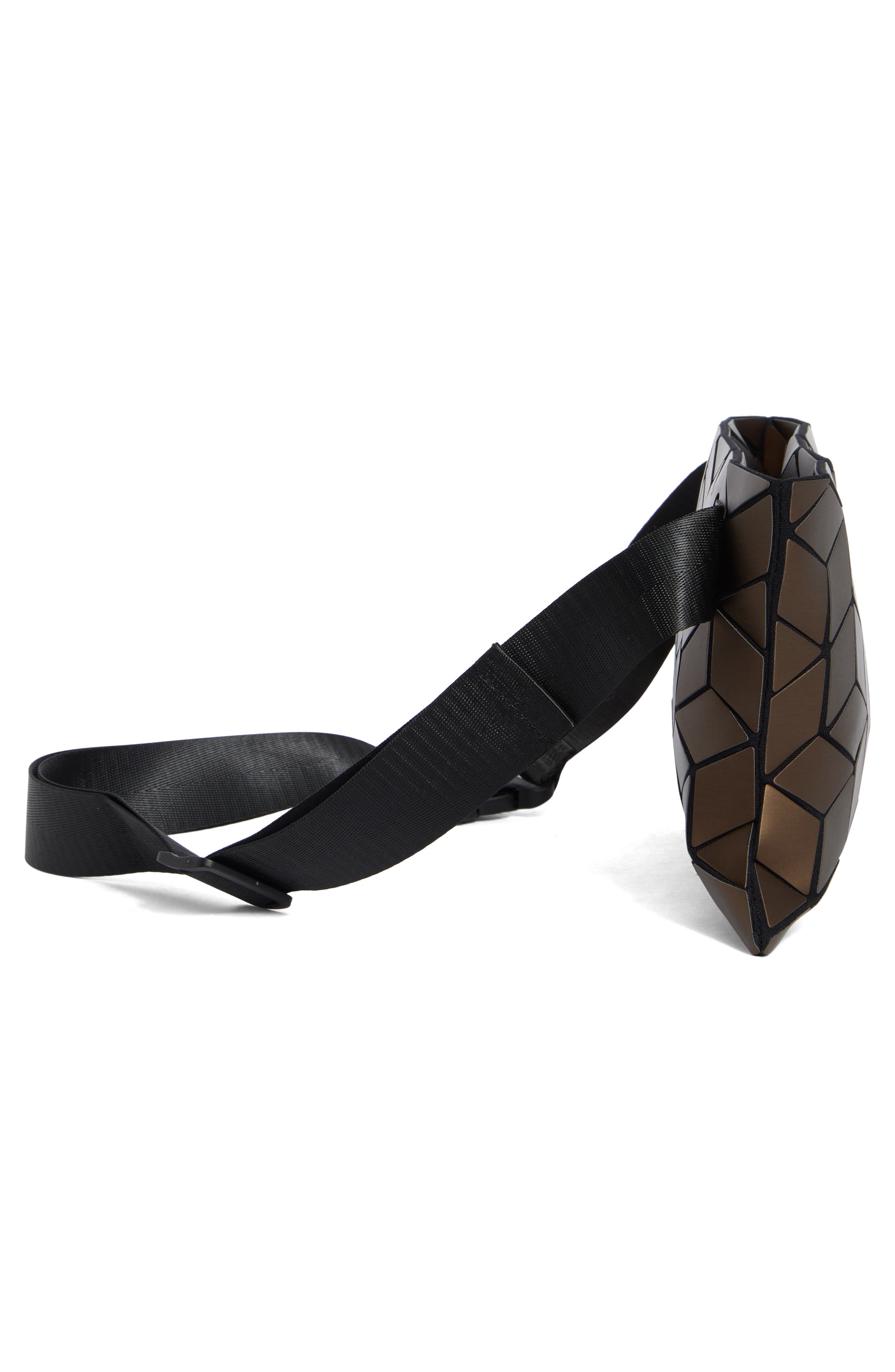 PATRIZIA LUCA Slanted Square Convertible Belt Bag, Alternate, color, Matte Bronze