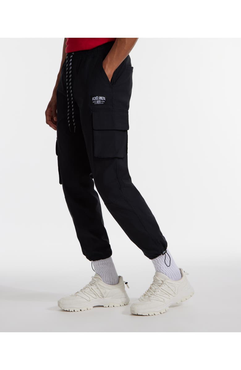 Ecko Unltd. Toggle Pouch Cargo Jogger, Alternate, color, Black