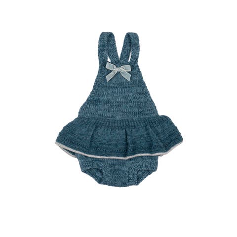 Velvet Bow Romper (Toddler & Little Kid)