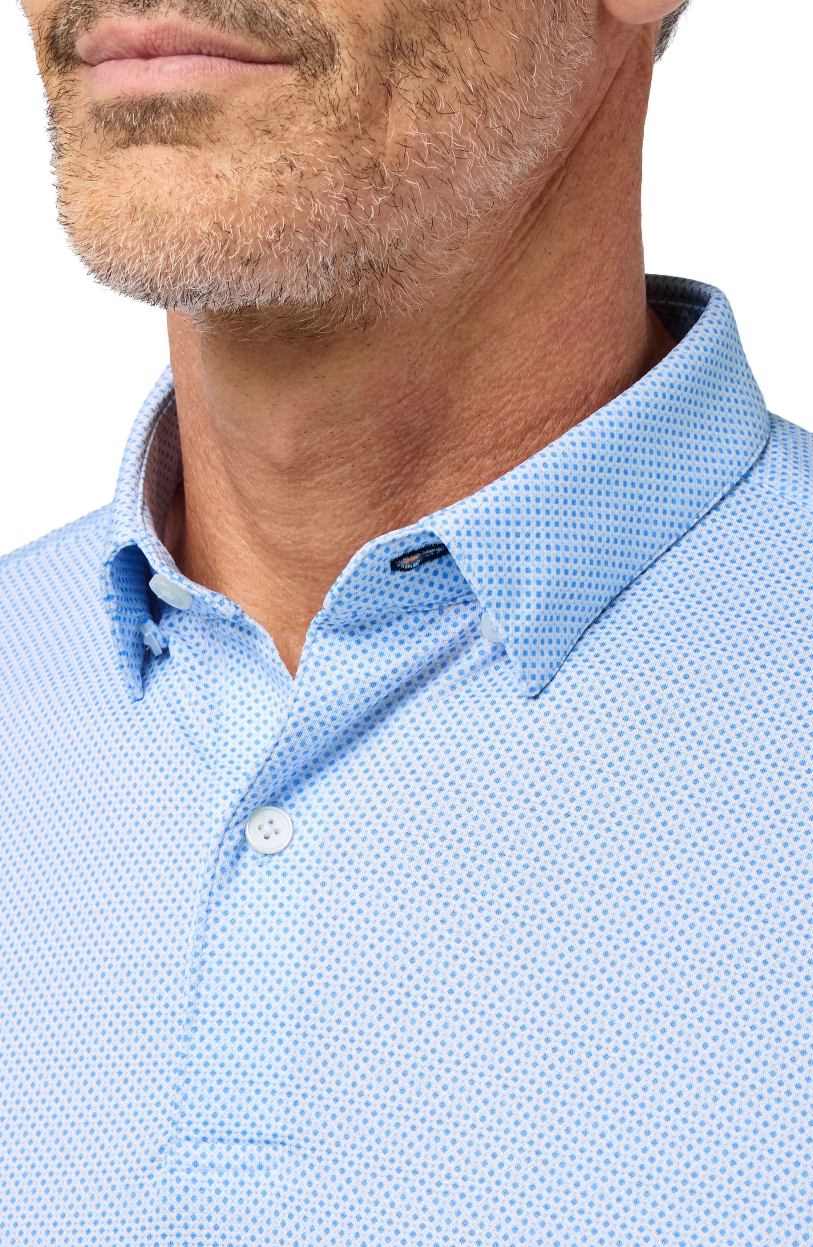 Skyline Blue Tight Diamond Haylard SS Polo - image 2