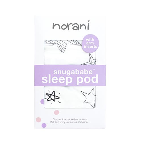 Norani Organic Snugababe Swaddle Sleep Pod With Arm Inserts
