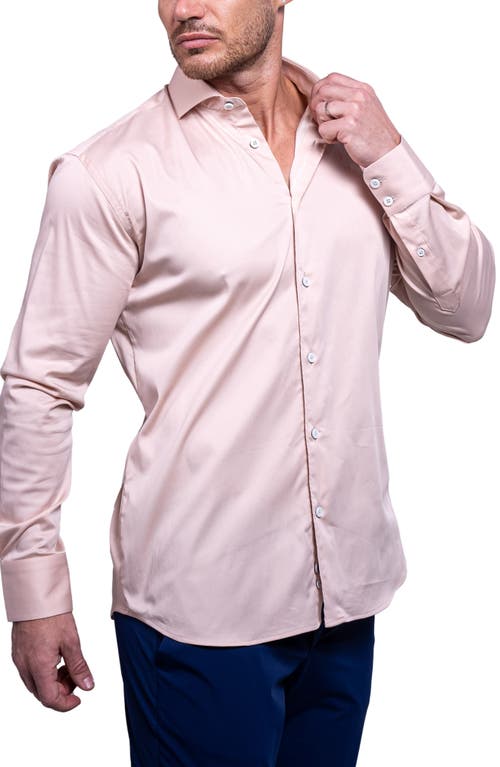 Maceoo Einstein Aristocratluxestretch Button-up Shirt In Pink