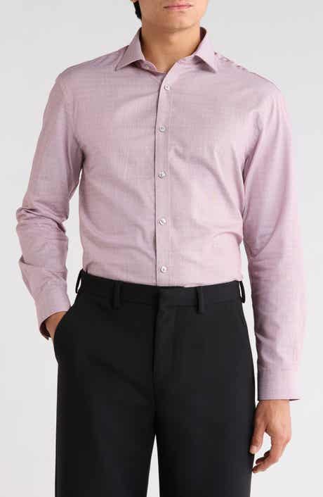 Slim Fit Cotton Oxford Dress Shirt