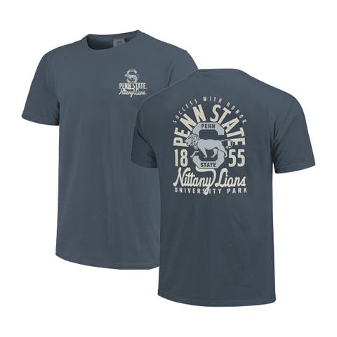Men's Navy Penn State Nittany Lions Comfort Colors Mascot Overlay T-Shirt