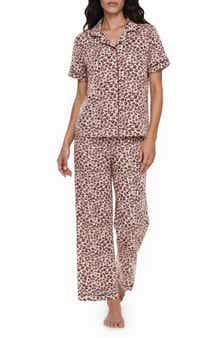 Brenna Piped 3-Piece Pajamas