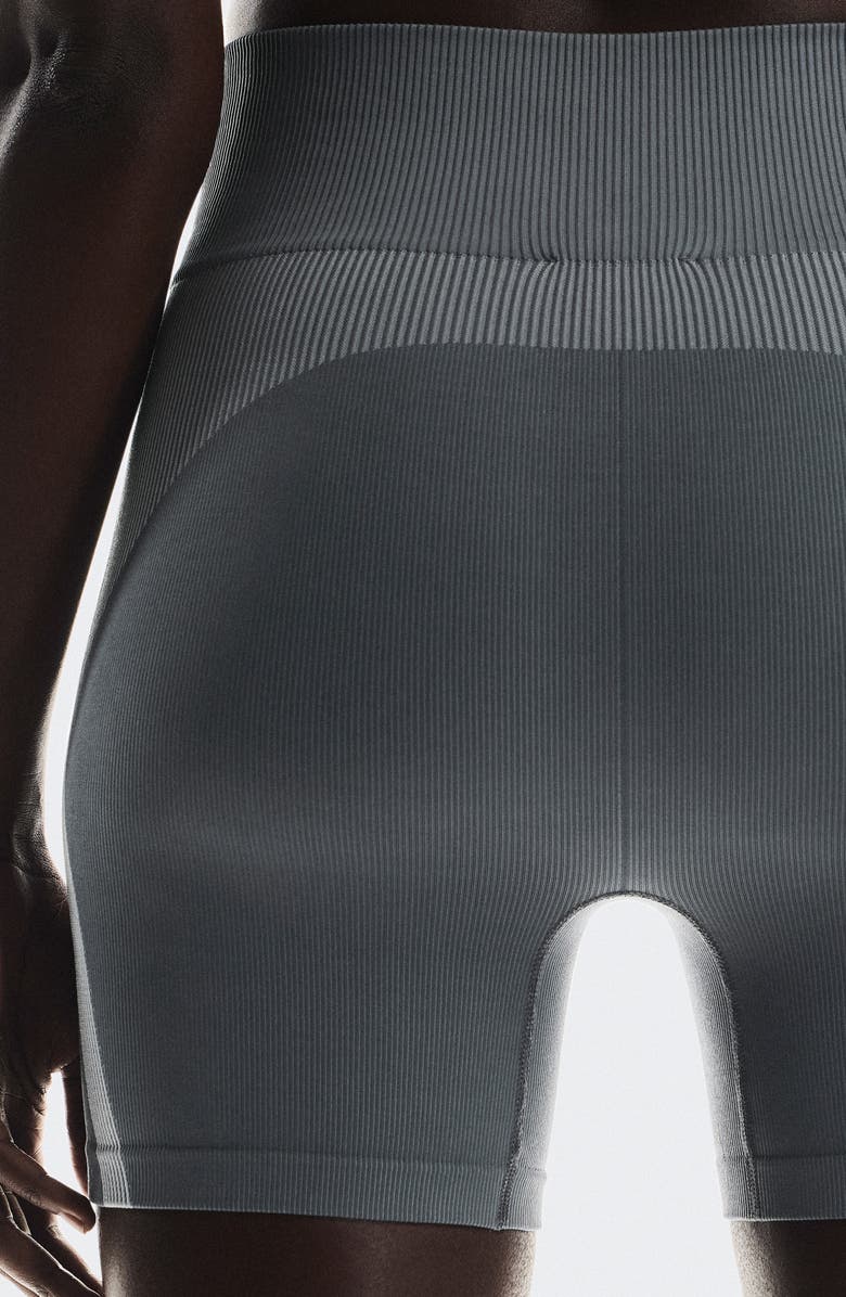 On Studio Knit Bike Shorts, Alternate, color, Rock/ Glacier