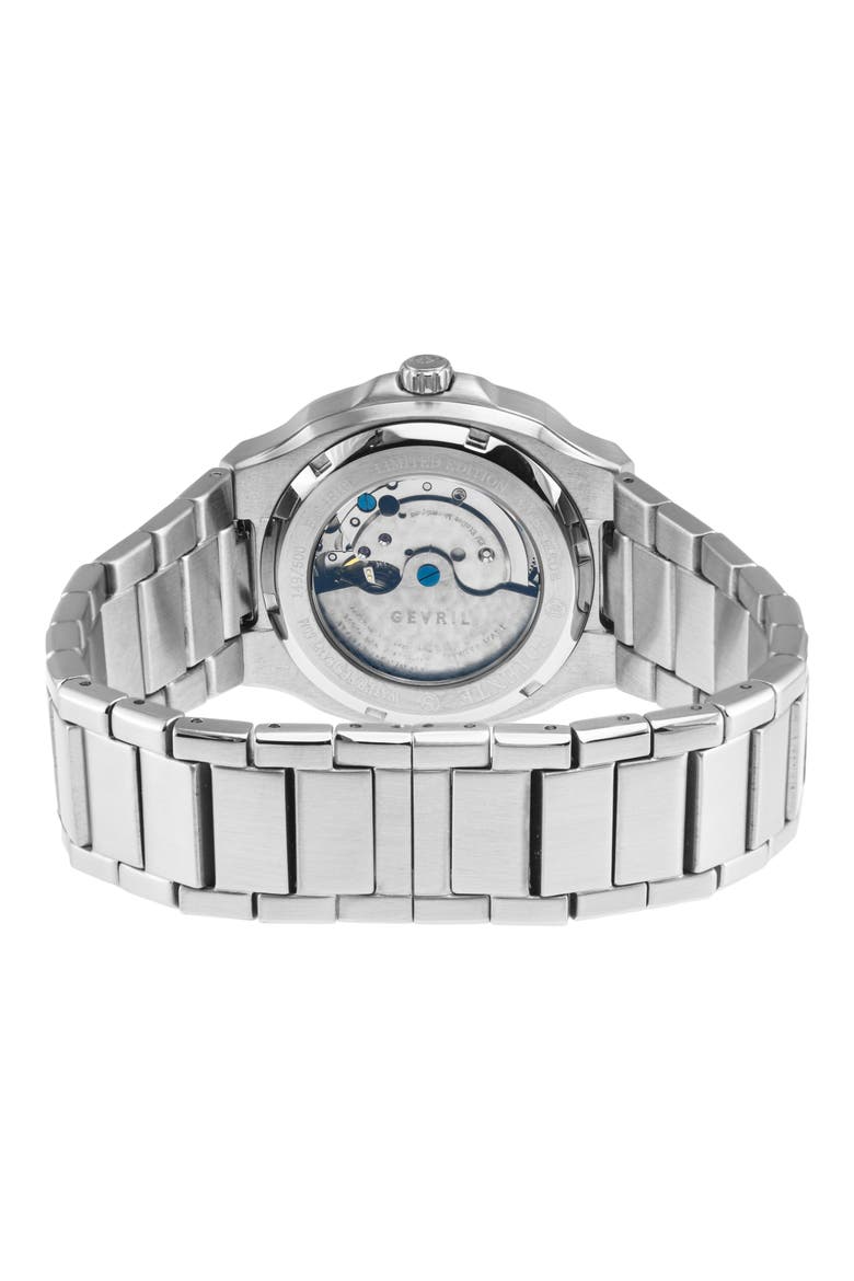 Potente Swiss Automatic Stainless Steel Bracelet Watch, 40mm, Alternate, color, STAINLESS STEEL