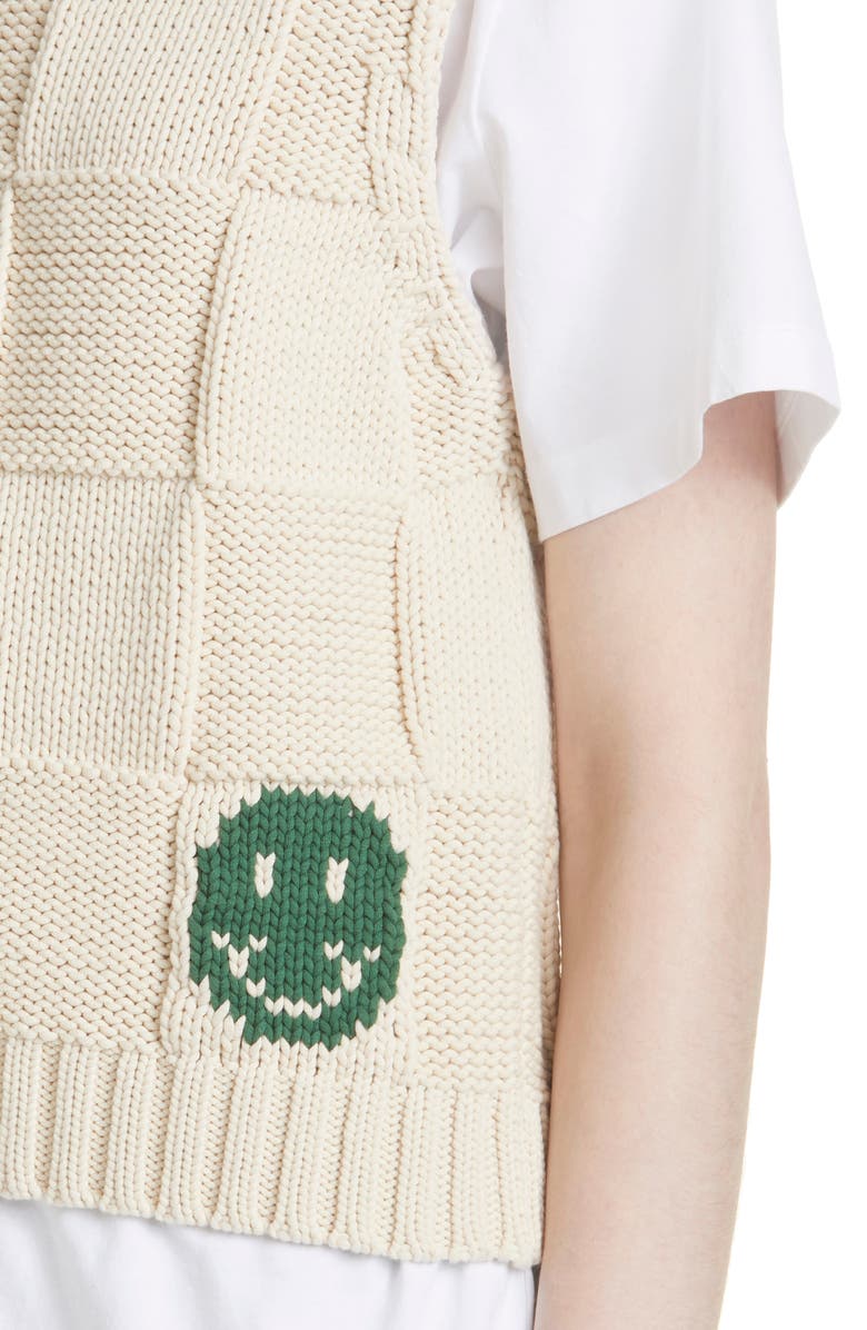 Ganni Intarsia Sweater Vest, Alternate, color,