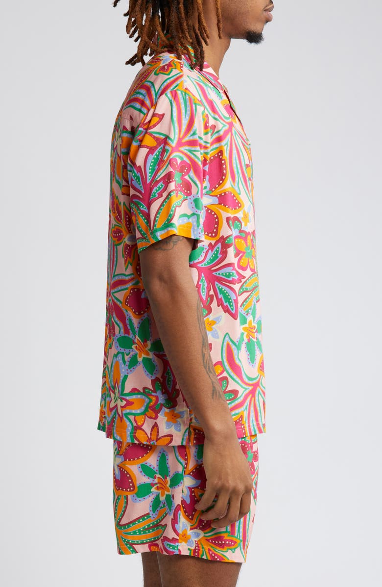 Native Youth Botanical Camp Shirt, Alternate, color, 