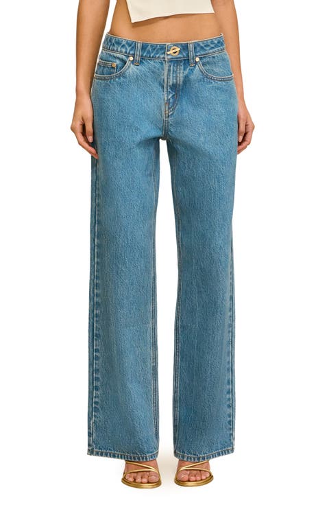 Wynn Straight Leg Jeans (Stone Wash)