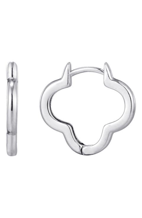 Clover Hoop Earrings