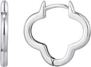 Adornia Clover Hoop Earrings