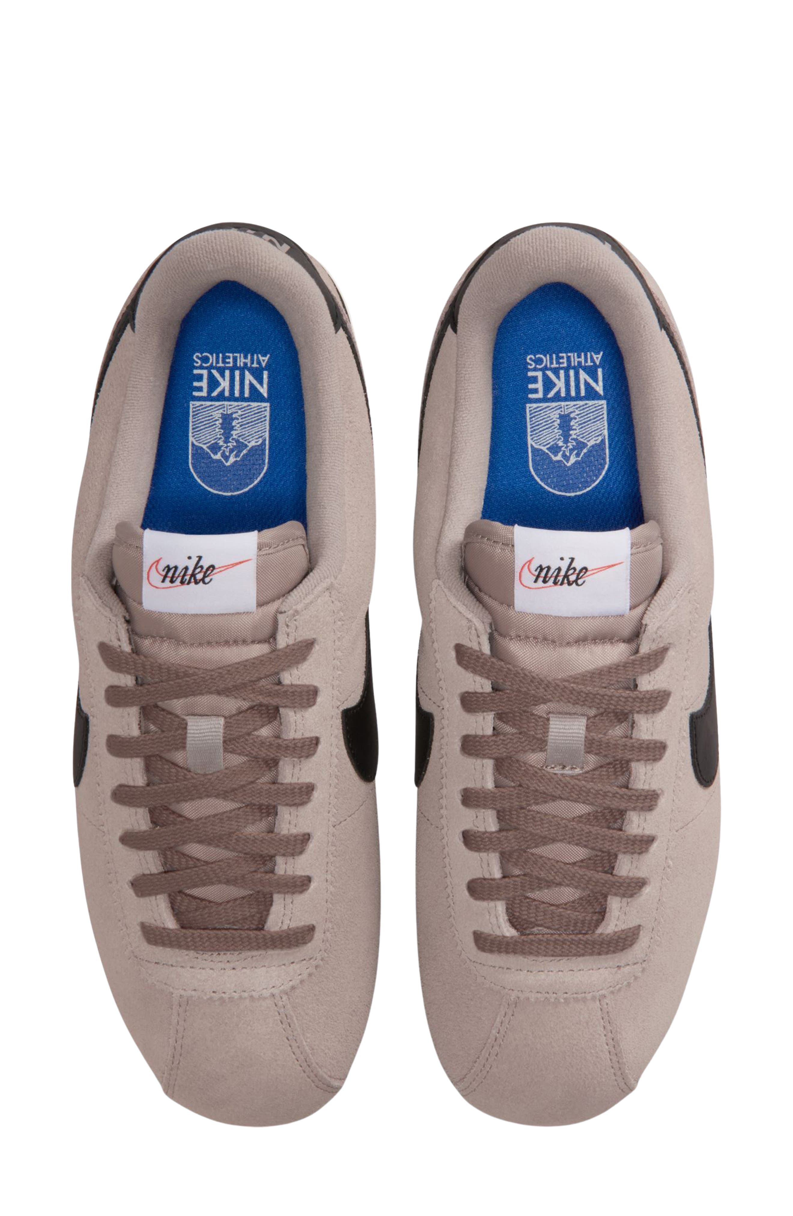 Cortez Suede Sneaker, Alternate, color, MALT/ BLACK/ SAIL