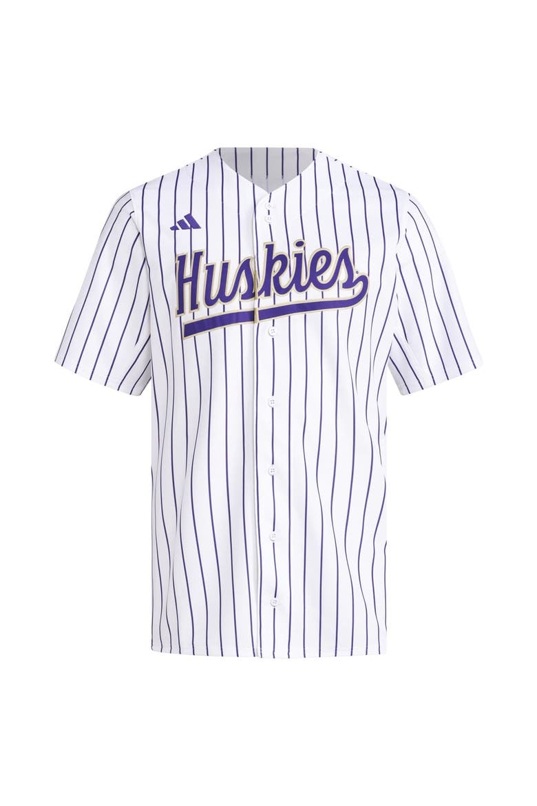 Men's adidas  White Washington Huskies Replica Baseball Jersey, Alternate, color, White