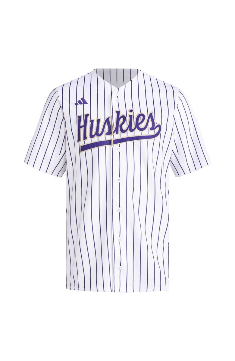 adidas Men's adidas White Washington Huskies Replica Baseball Jersey, Alternate, color, White
